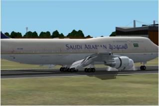Boeing 747 Saudi Arabian von Project Open Sky
