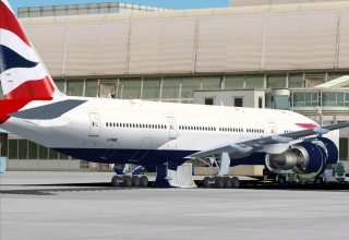 Boeing 777-200 Meljet BA Wartung
